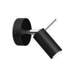 Milagro MLP7618 Kinkiet PRESTON BLACK/CHROME 1x mini GU10