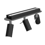 Milagro MLP7620 PRESTON BLACK/CHROME Спот 3x mini GU10