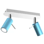 Milagro MLP7623 PRESTON BLUE/WHITE таванна лампа 2x mini GU10