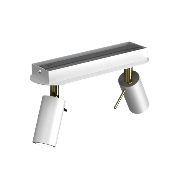 Milagro MLP7631 PRESTON GOLD/WHITE таванна лампа 2x mini GU10