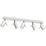 Milagro MLP7633 Спот PRESTON GOLD/WHITE 5x мини GU10 таванна лампа