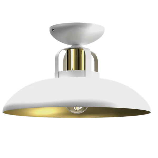 Milagro MLP7703 FELIX WHITE/GOLD Плафониера 1xE27