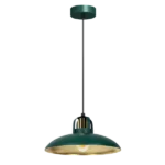 Milagro MLP7709 Висяща лампа FELIX GREEN/GOLD 1xE27