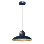 Milagro MLP7714 Висяща лампа FELIX NAVY BLUE/GOLD 1xE27