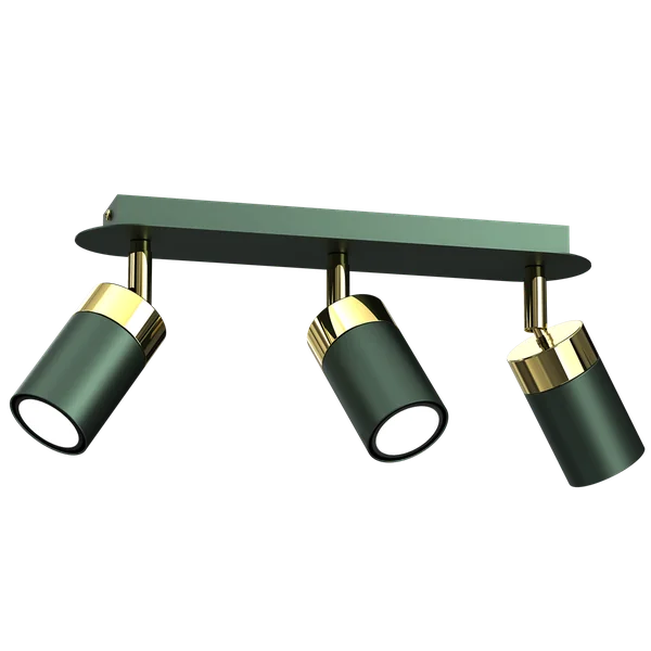 Milagro MLP7719 JOKER GREEN/GOLD 3xGU10 Спот