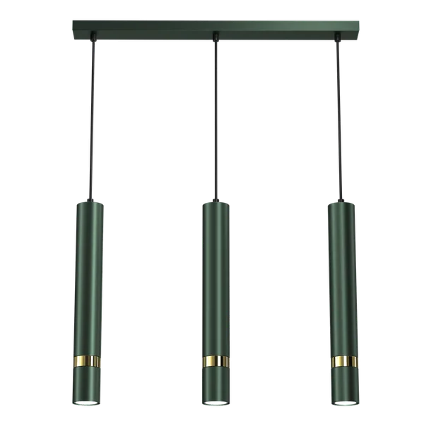 Milagro MLP7721 Висяща лампа JOKER GREEN/GOLD 3xGU10