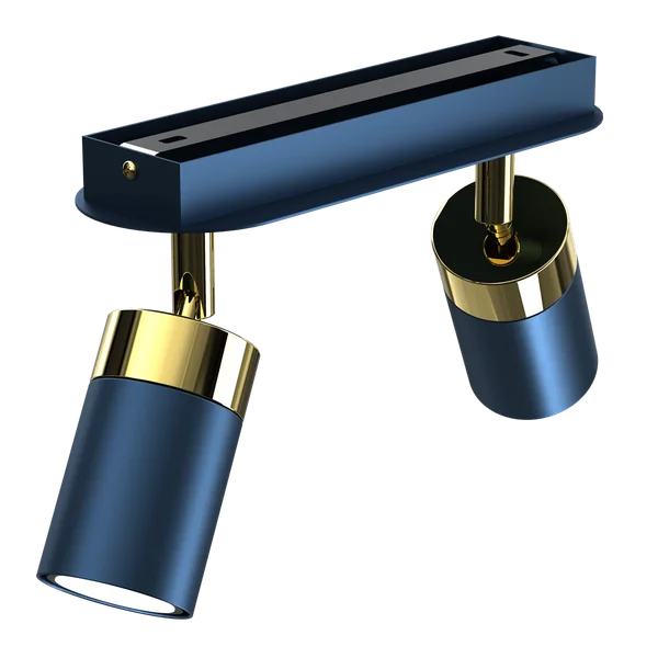 Milagro MLP7723 JOKER NAVY BLUE/GOLD Плафониера 2xGU10