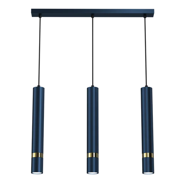 Milagro MLP7726 Висяща лампа JOKER NAVY BLUE/GOLD 3xGU10