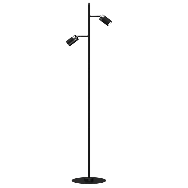 Milagro MLP7750 Подова лампа JOKER BLACK/CHROME 2xGU10