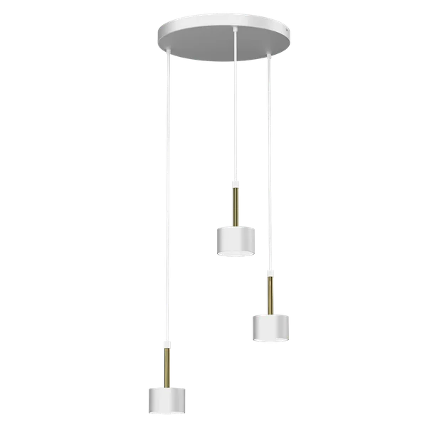 Milagro MLP7756 Висяща лампа ARENA WHITE/GOLD 3xGX53