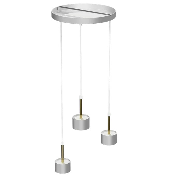 Milagro MLP7756 Висяща лампа ARENA WHITE/GOLD 3xGX53