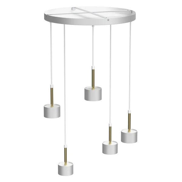 Milagro MLP7757 Висяща лампа ARENA WHITE/GOLD 5xGX53