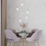 Milagro MLP7757 Висяща лампа ARENA WHITE/GOLD 5xGX53