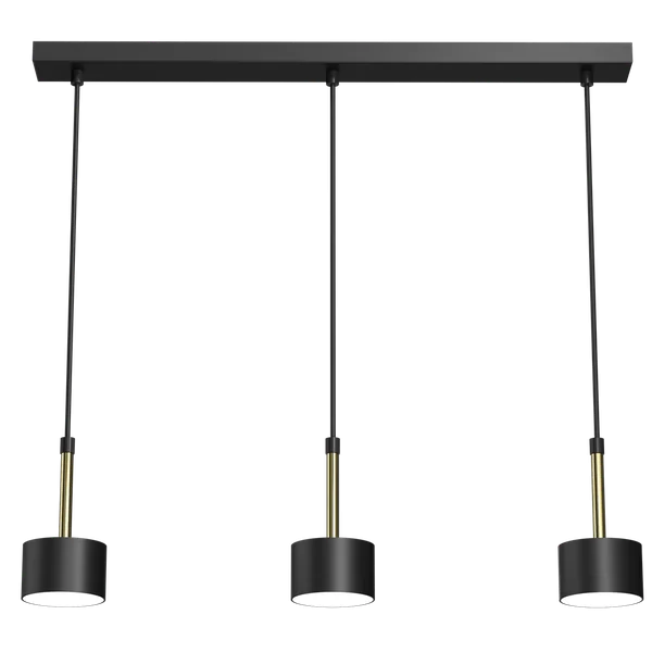 Milagro MLP7761 Висяща лампа ARENA BLACK/GOLD 3xGX53
