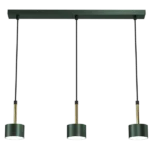 Milagro MLP7767 Висяща лампа ARENA GREEN/GOLD 3xGX53