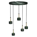 Milagro MLP7769 Висяща лампа ARENA GREEN/GOLD 5xGX53