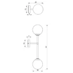 Milagro MLP7843 Аплик POP 2xE14