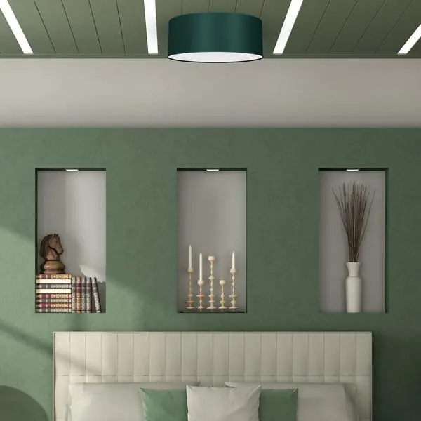 Milagro MLP7876 VERDE GREEN Плафониера 2xE27 Ø40см