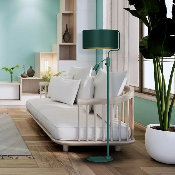 Milagro MLP7881 Lampa stojąca VERDE GREEN 1xE27 + 1x mini GU10