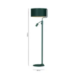 Milagro MLP7881 Lampa stojąca VERDE GREEN 1xE27 + 1x mini GU10