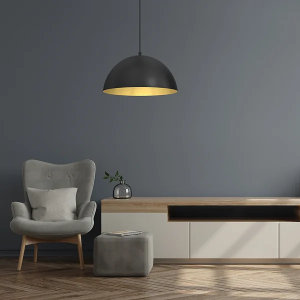 Milagro MLP7896 BETA BLACK/GOLD висяща лампа 1xE27 35см