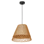 Milagro MLP7992 Висяща лампа VIMINI NATURAL WOOD 1xE27