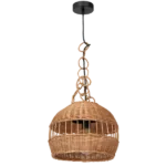 Milagro MLP7994 Висяща лампа VIMINI NATURAL WOOD 1xE27