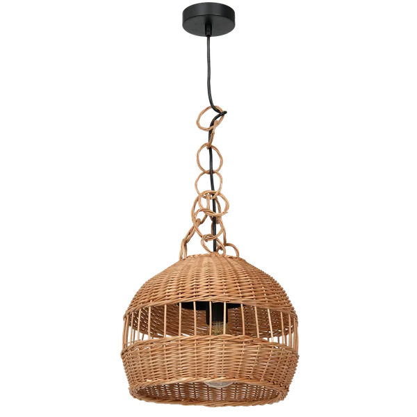 Milagro MLP7994 Висяща лампа VIMINI NATURAL WOOD 1xE27