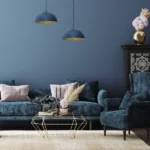 Milagro MLP8288 Висяща лампа BETA NAVY BLUE/GOLD 1xE27 35см