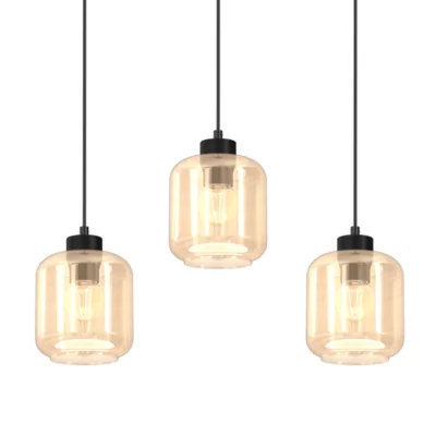 Milagro MLP8371 Висяща лампа SOMBRA AMBER 3xE27