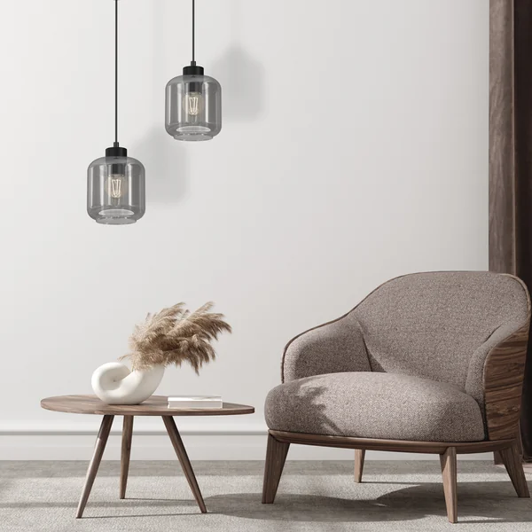 Milagro MLP8373 Висяща лампа SOMBRA SMOKED 1xE27