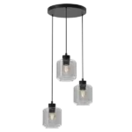 Milagro MLP8375 Lampa wisząca SOMBRA SMOKED 3xE27