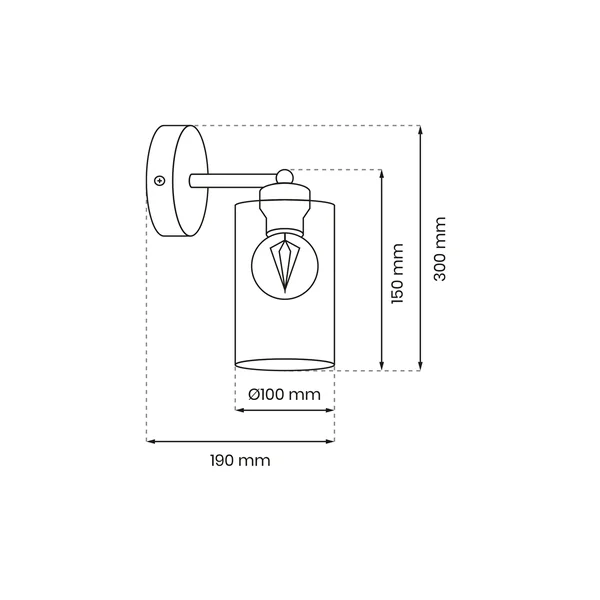 Milagro MLP8382 Аплик CHIC 1xE27