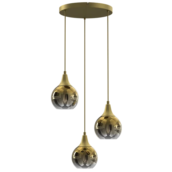 Milagro MLP8403 Lampa wisząca MONTE GOLD 3xE27