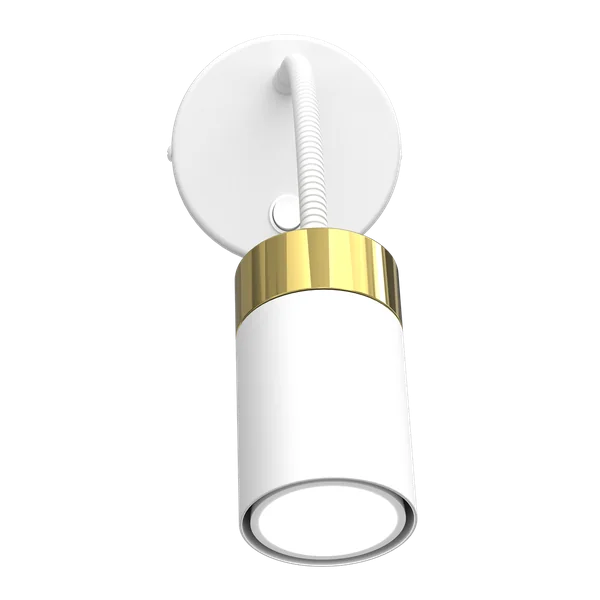 Milagro MLP8535 JOKER WHITE/GOLD флекс аплик 1xGU10