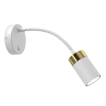 Milagro MLP8535 JOKER WHITE/GOLD флекс аплик 1xGU10