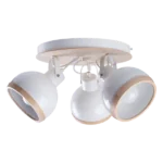 Milagro MLP8652 ОВАЛЕН БЯЛ Плафониера 3xE27