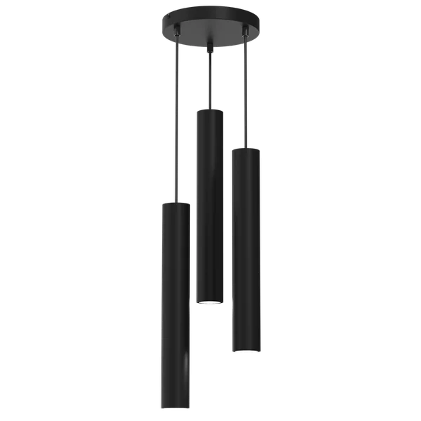 Milagro MLP8793 Висяща лампа HUDSON BLACK 3xGU10