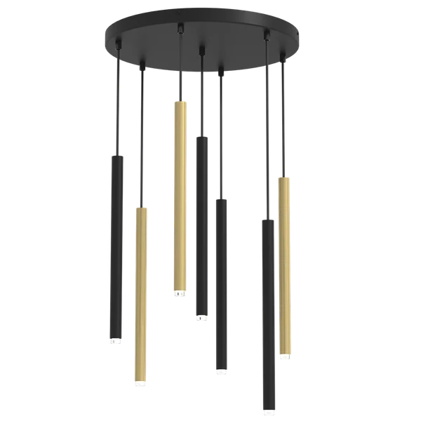 Milagro MLP8843 Висяща лампа MONZA BRASS 7xG9 max 8W LED