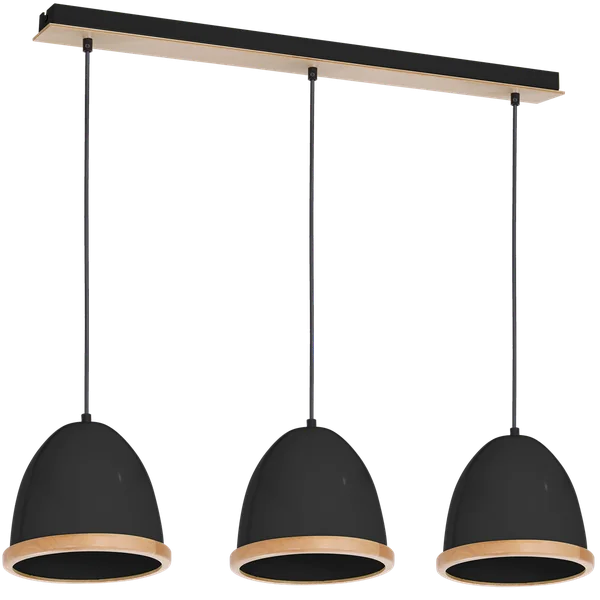 Milagro MLP8853 Висяща лампа STUDIO BLACK 3xE27