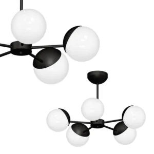 Milagro MLP8866 SFERA BLACK полилей 5xE14