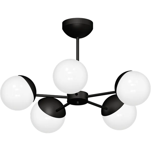 Milagro MLP8866 SFERA BLACK полилей 5xE14