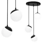 Milagro MLP8868 Висяща лампа SFERA BLACK 3xE14