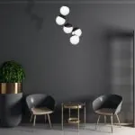 Milagro MLP8869 Висяща лампа SFERA BLACK 5xE14