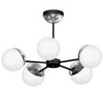 Milagro MLP8882 Полилей SFERA BLACK/CHROME 5xE14