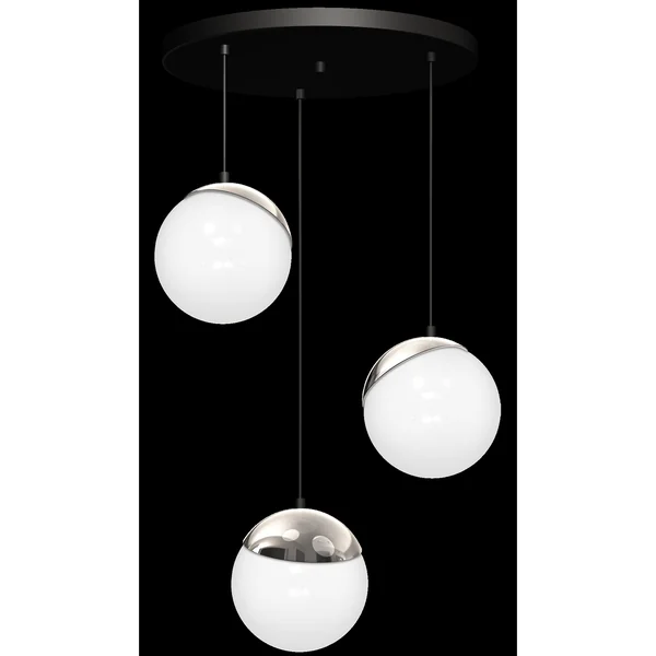 Milagro MLP8884 Висяща лампа SFERA BLACK/CHROME 3xE14