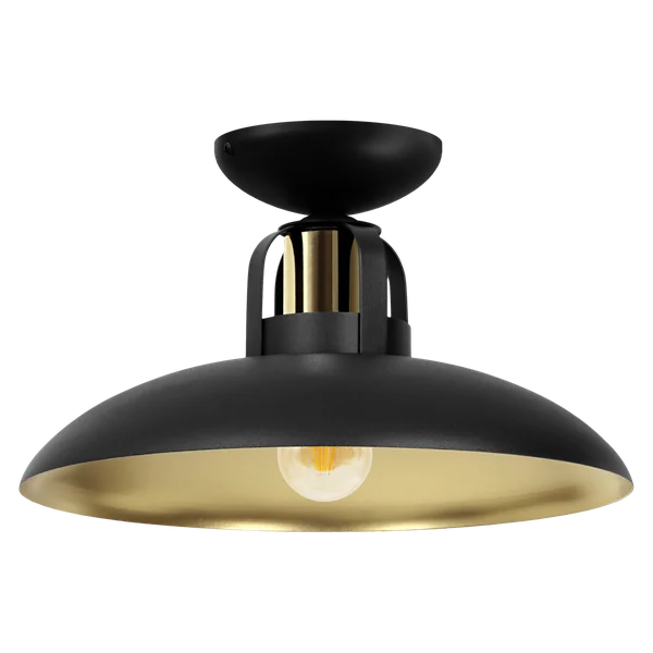 Milagro MLP8905 FELIX BLACK/GOLD Плафониера 1xE27