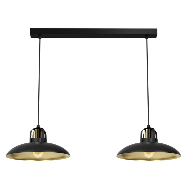 Milagro MLP8907 FELIX BLACK/GOLD висяща лампа 2xE27