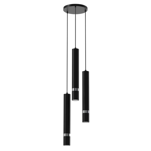 Milagro MLP8916 Висяща лампа JOKER BLACK/CHROME 3xGU10