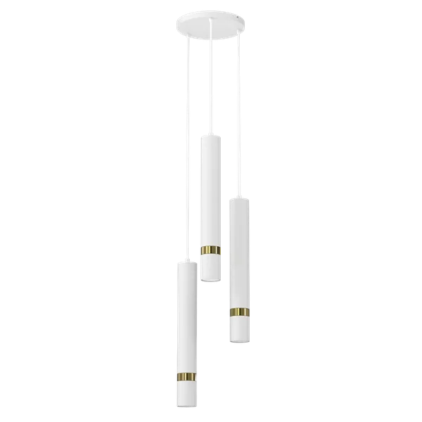 Milagro MLP8917 Висяща лампа JOKER WHITE/GOLD 3xGU10